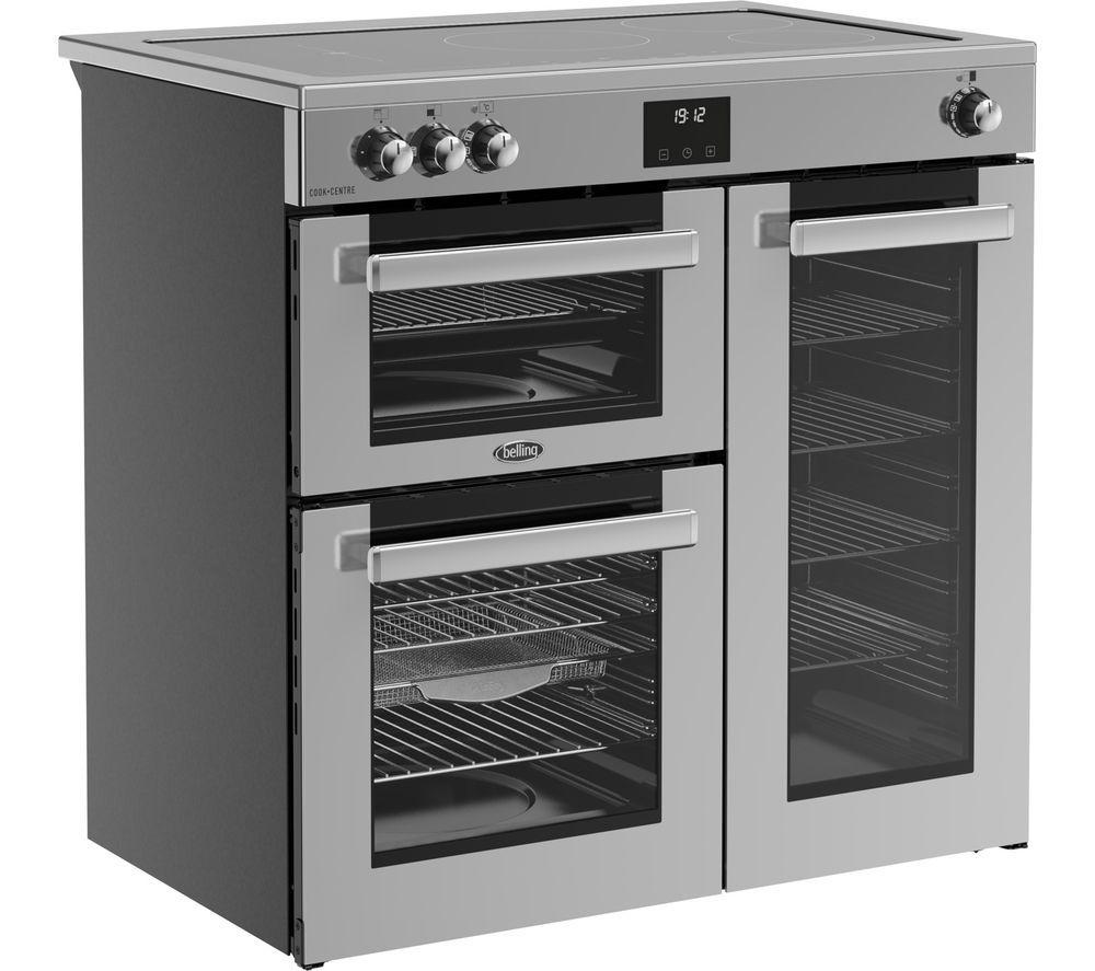 BELLING Cookcentre 90Ei Elektro-Induktionsherd - Edelstahl