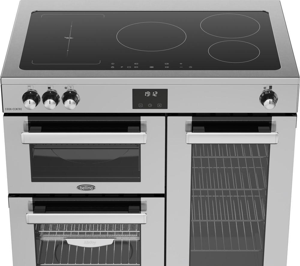 BELLING Cookcentre 90Ei Elektro-Induktionsherd - Edelstahl