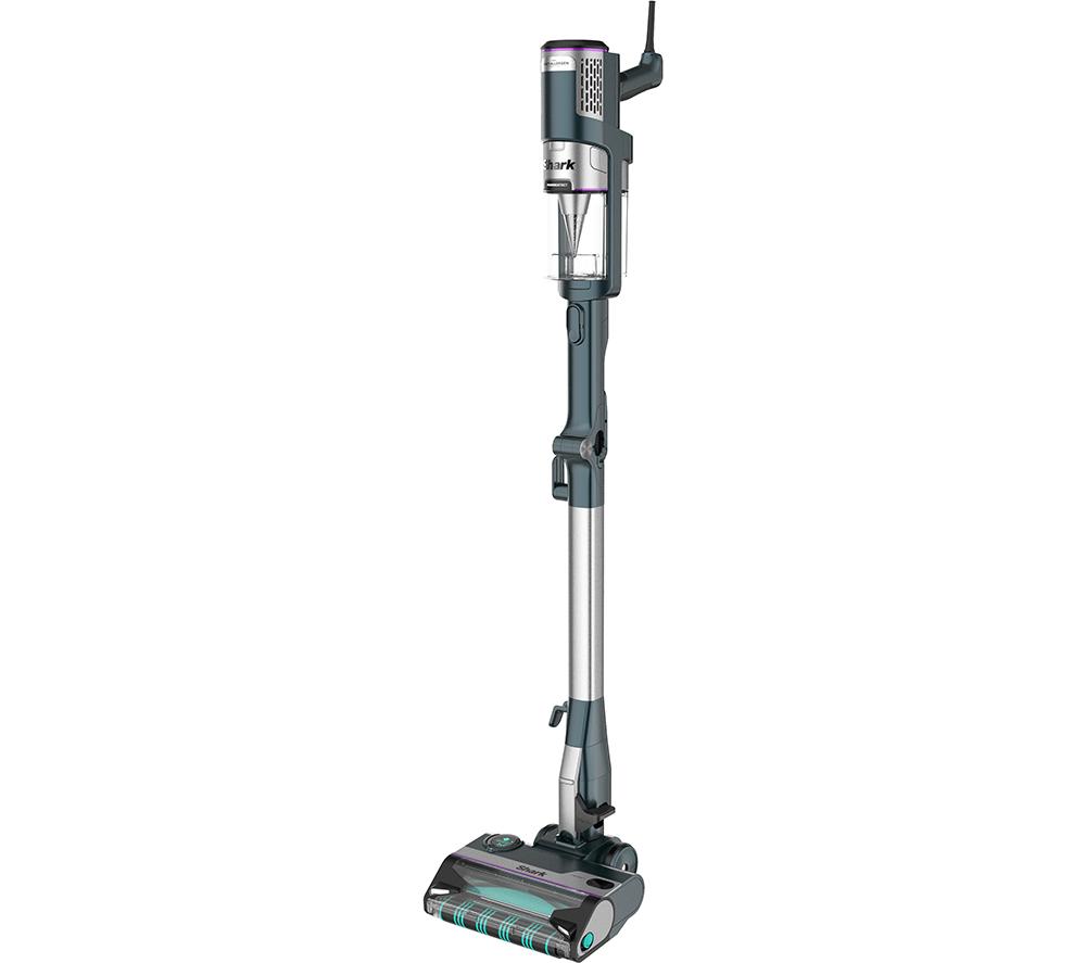 SHARK PowerDetect with DuoClean HZ4000UKT Upright Bagless Vacuum Cleaner - Black & Chrome