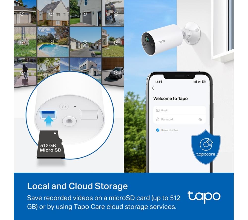 TP-LINK Tapo C410 Solar-powered 2K WiFi Security Camera Kit