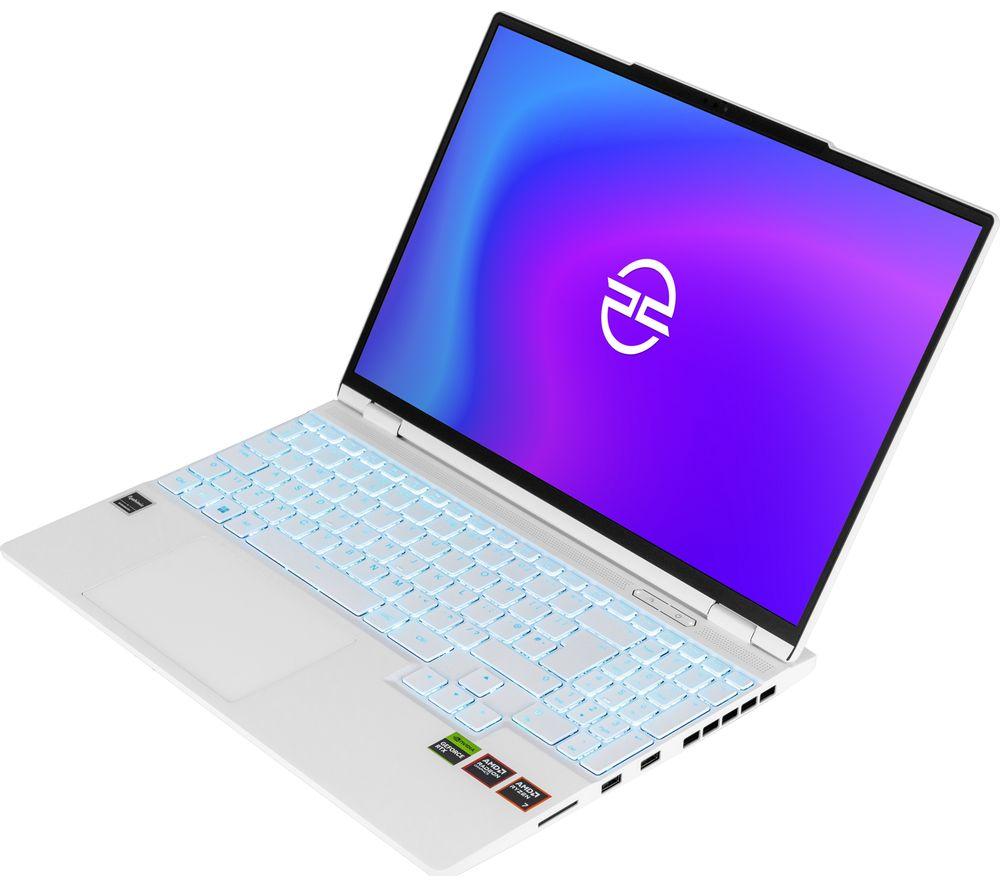PCSPECIALIST Ionico Luna 120 15" Gaming Laptop - AMD Ryzen 7, RTX 4060, 1 TB SSD