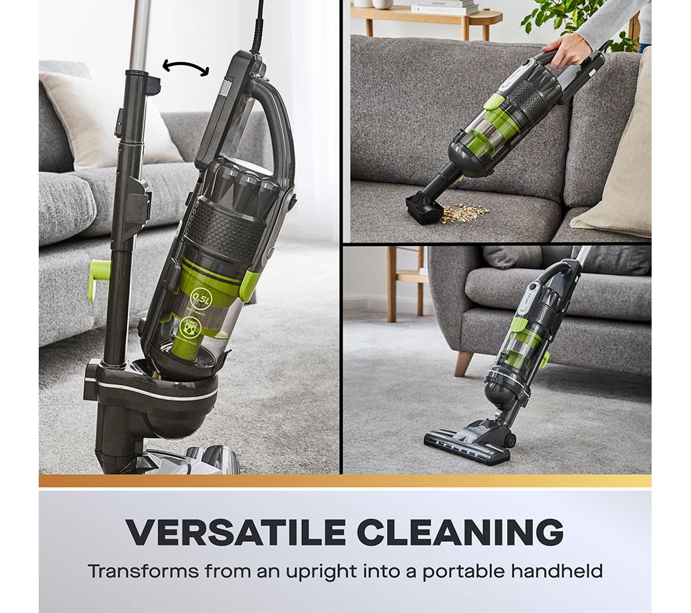 Aspiradora sin bolsa vertical DAEWOO Tornado FLR00131GE - Verde y gris