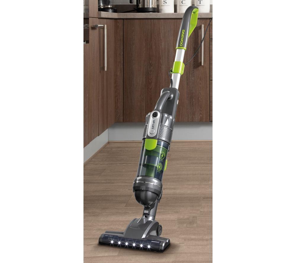 Aspiradora sin bolsa vertical DAEWOO Tornado FLR00131GE - Verde y gris
