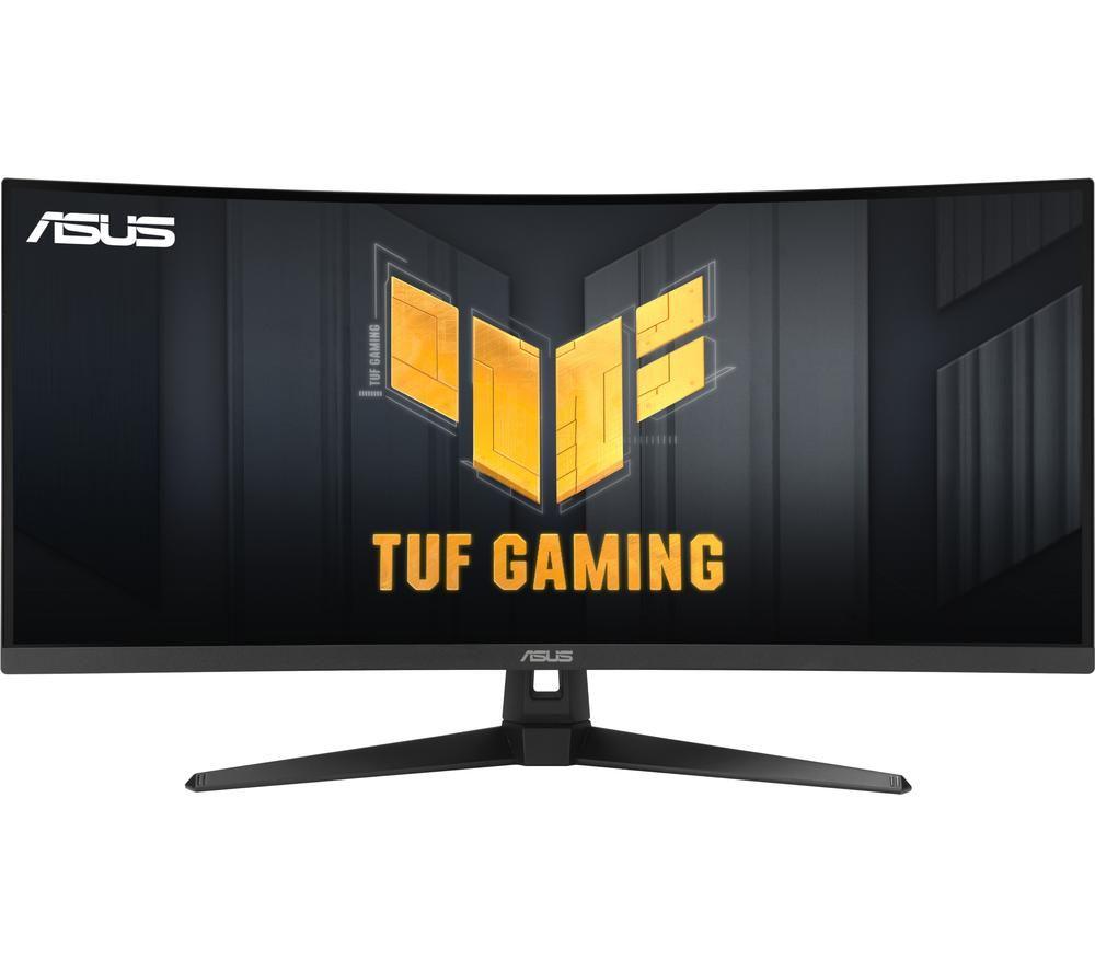 ASUS TUF VG34VQ3B Wide Quad HD 34" Curved LED Gaming Monitor - Black