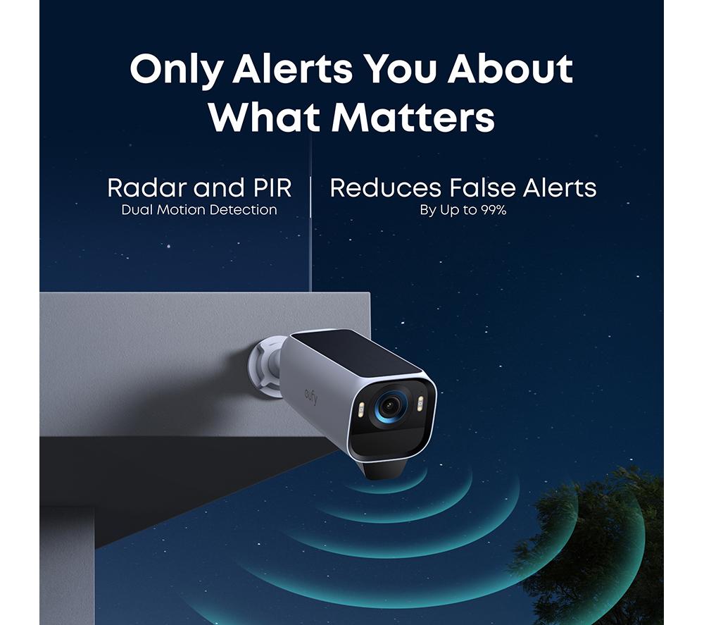 EUFY eufyCam S3 Pro 4K Ultra HD WiFi Security Camera Kit - 2 Cameras
