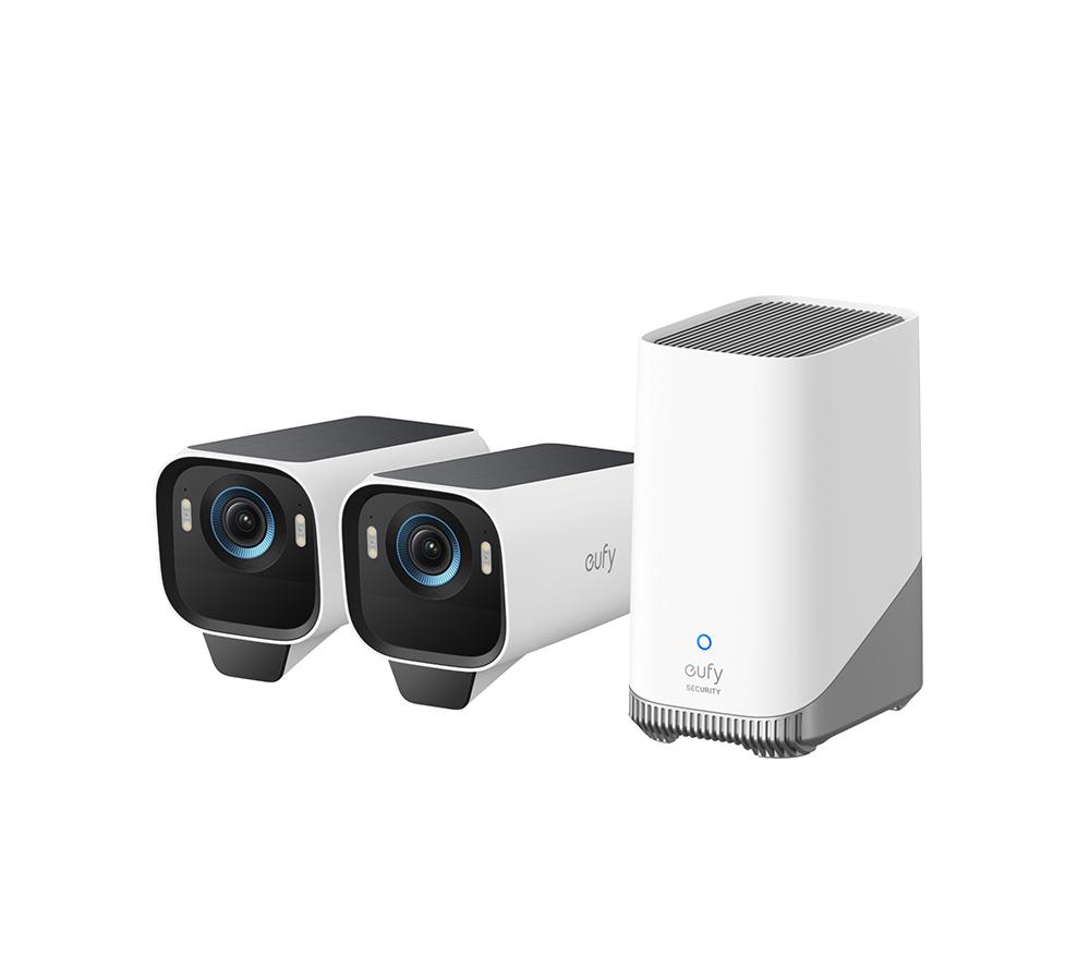 EUFY eufyCam S3 Pro 4K Ultra HD WiFi Security Camera Kit - 2 Cameras