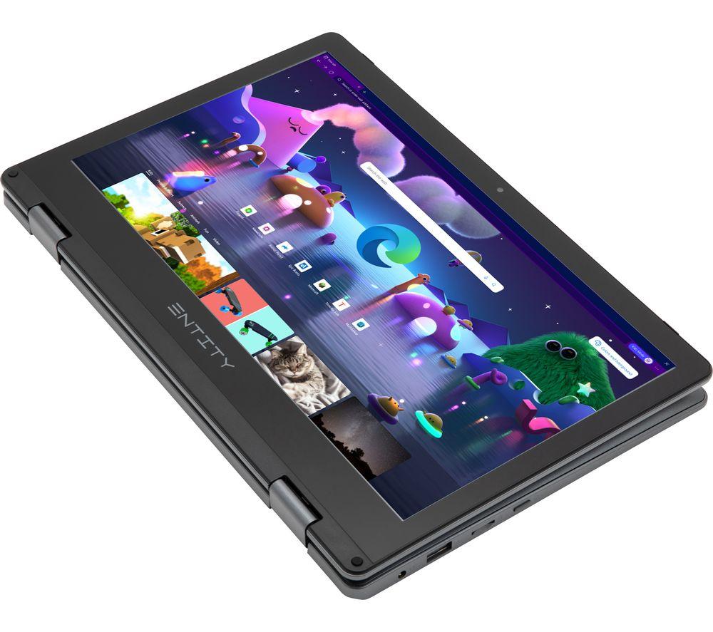 ENTITY Book 11.6" 2-in-1 Targa Laptop - Intel® Celeron®, 128 GB eMMC, Grey