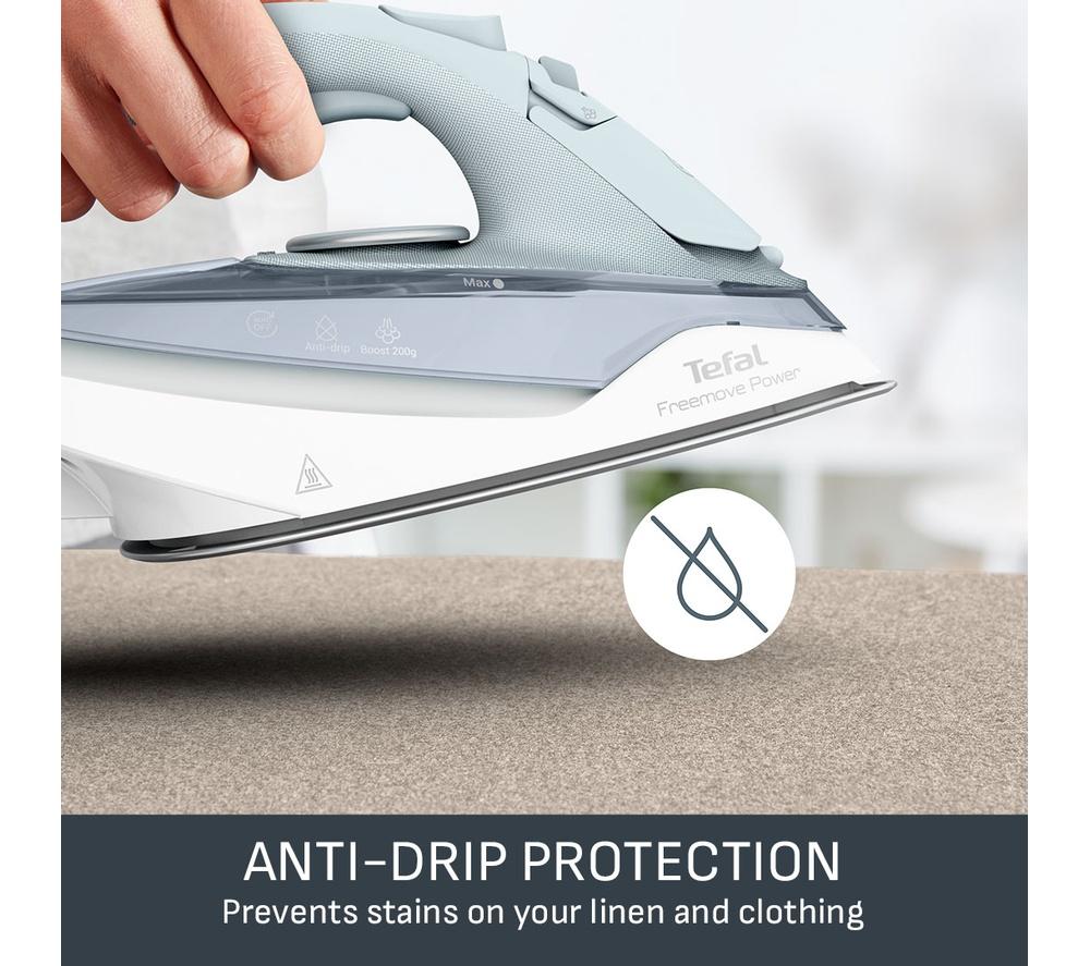 TEFAL Freemove Power FV6642G0 Cordless Steam Iron - Light Blue
