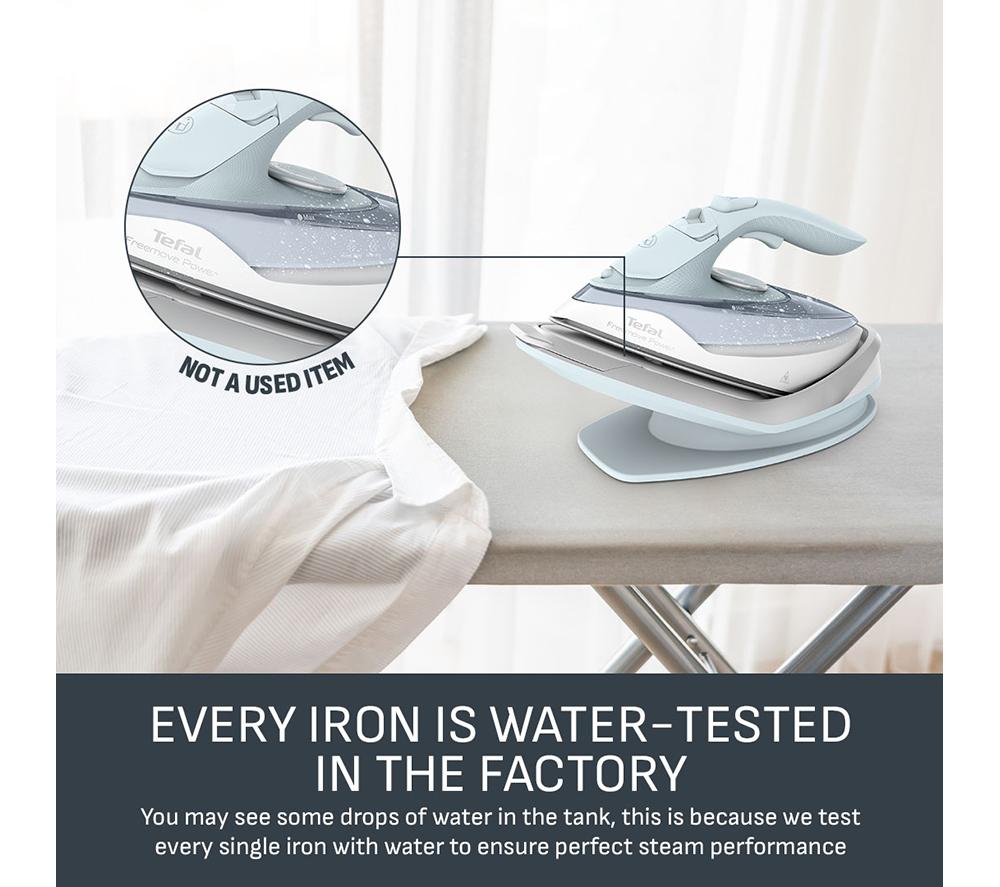 TEFAL Freemove Power FV6642G0 Cordless Steam Iron - Light Blue