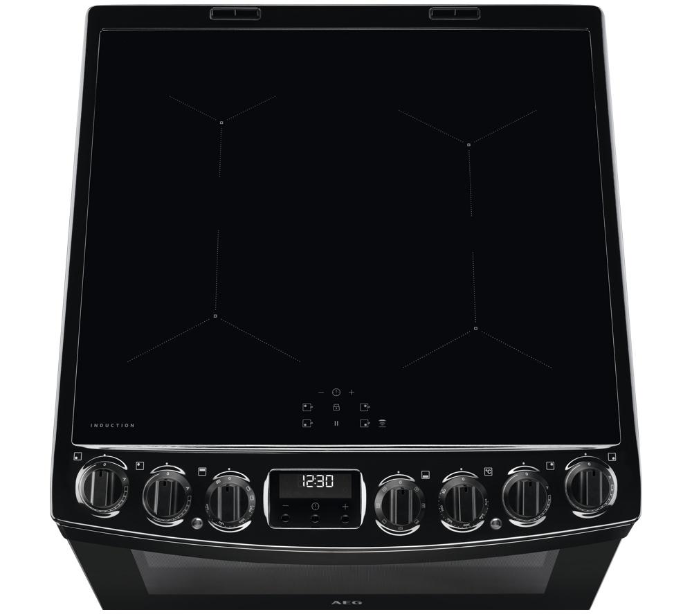 AEG 6000 SteamBake CIB6743ACB 60 cm Electric Induction Cooker - Black