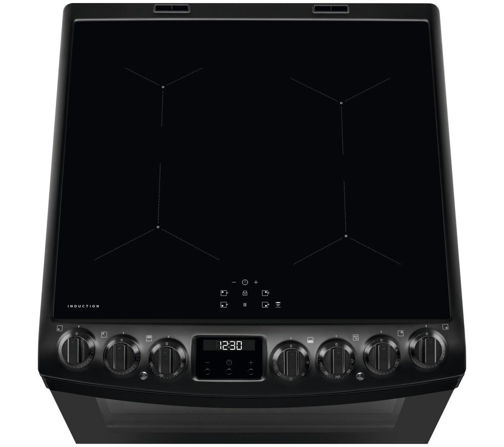 AEG 6000 SteamBake CIB6743MCB 60 cm Electric Induction Cooker - Matte Black