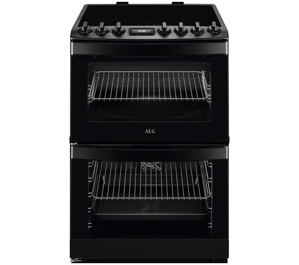 AEG 6000 SteamBake CIB6743MCB 60 cm Electric Induction Cooker - Matte Black