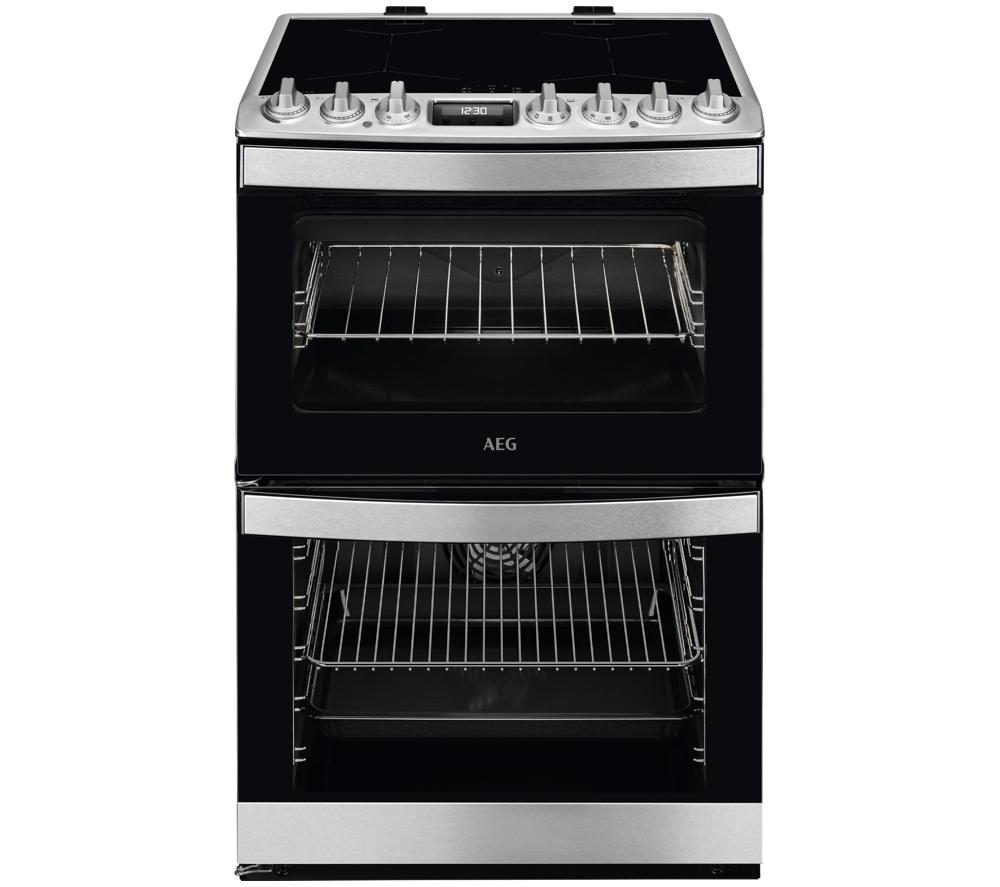 AEG 6000 SteamBake CIB6743ACM 60 cm Electric Induction Cooker - Stainless steel
