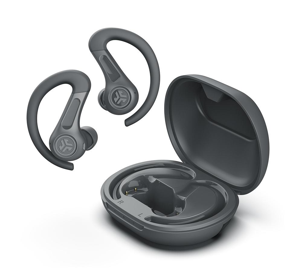 JLAB Jbuds Air Sport ANC 4 Wireless Bluetooth Noise-Cancelling Sports Earbuds - Black