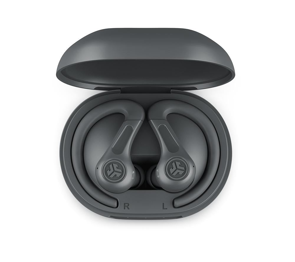 JLAB Jbuds Air Sport ANC 4 Wireless Bluetooth Noise-Cancelling Sports Earbuds - Black