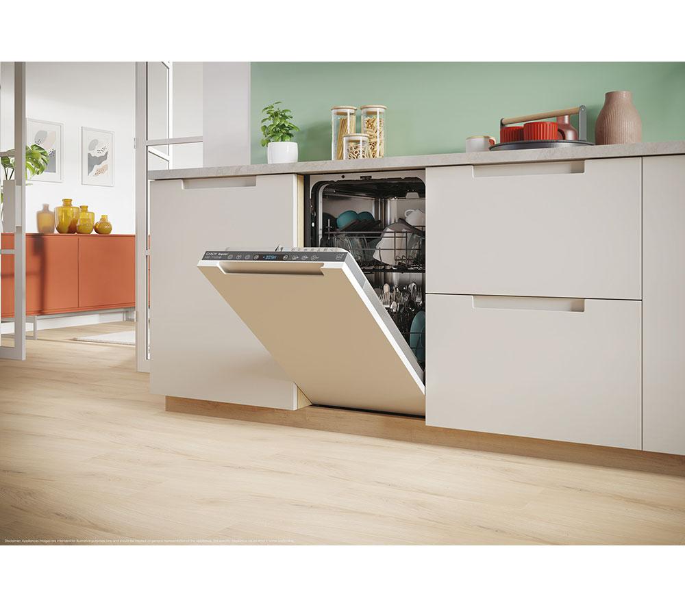 CANDY CI0C7SB0FA-80 Lavavajillas Integrable Slimline con Conectividad WiFi