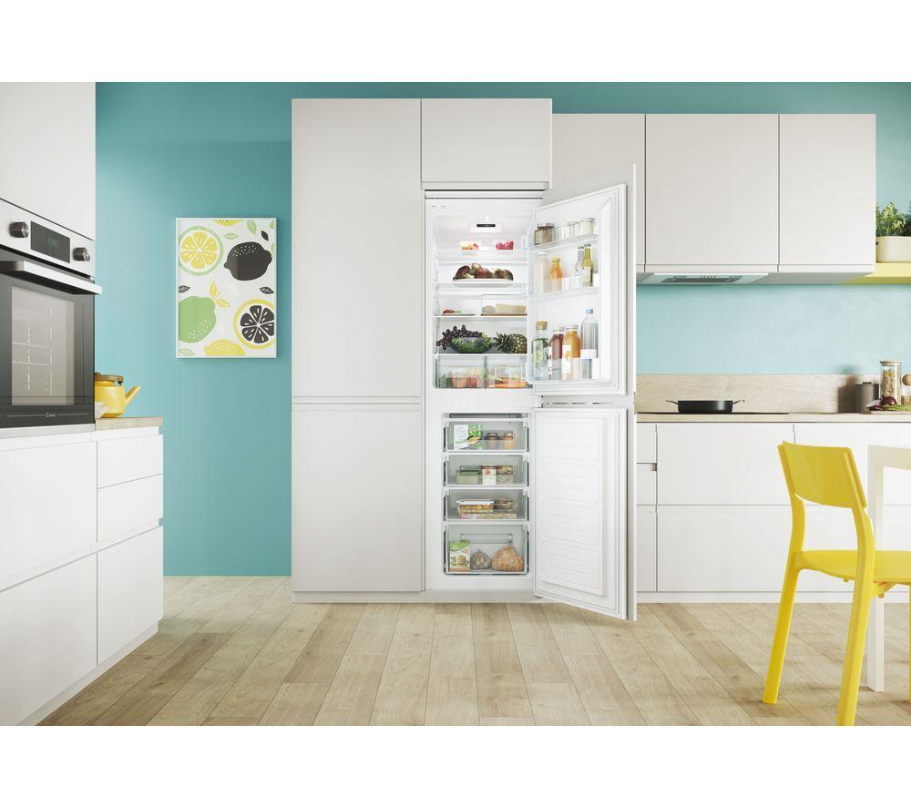 CANDY CB50S518EK Integrierte Kühl-Gefrier-Kombination 50/50 – Schlepptürtechnik