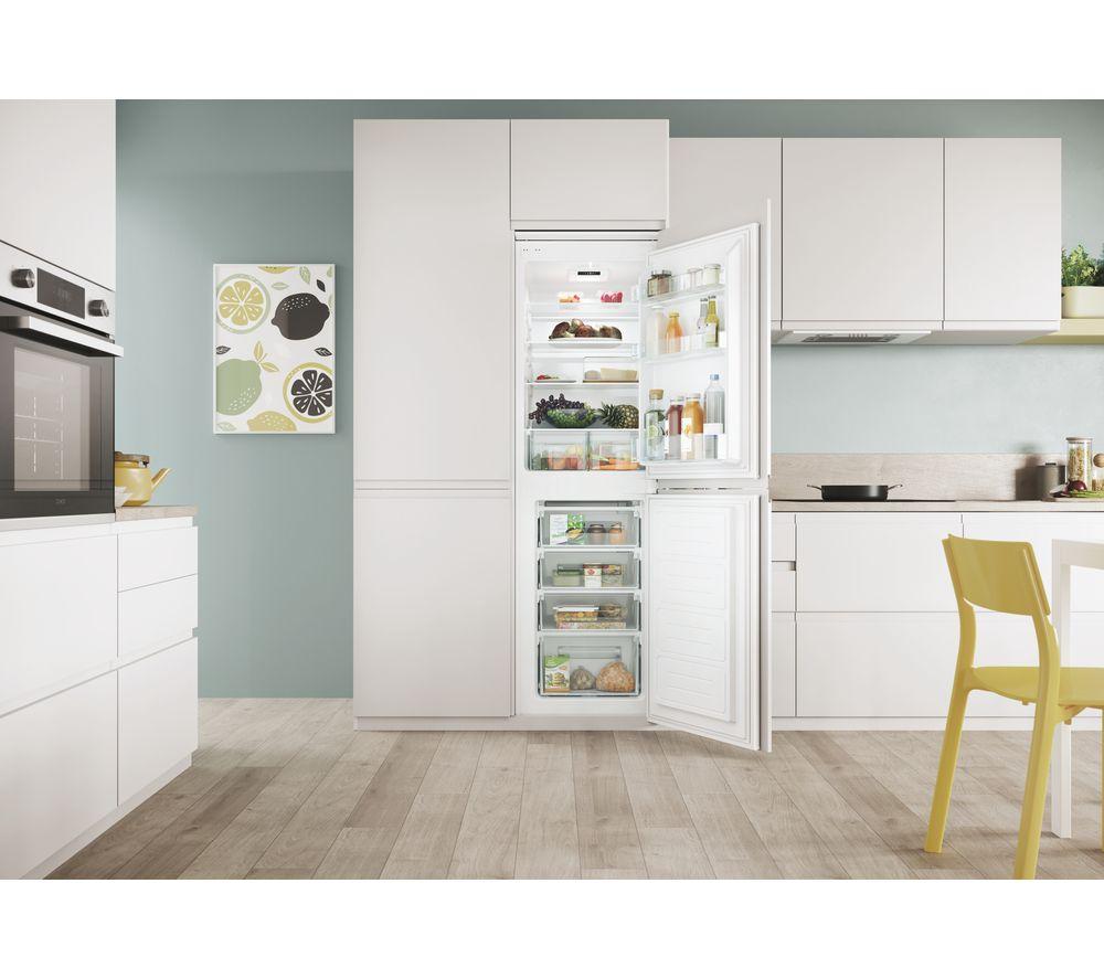 CANDY CB50S518EK Integrierte Kühl-Gefrier-Kombination 50/50 – Schlepptürtechnik
