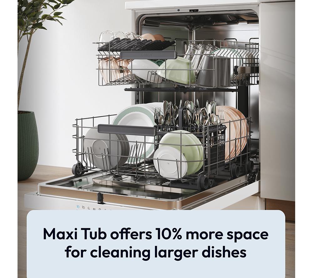 CANDY CI 4C7L0W-80 Full-size Fully Integrated Dishwasher