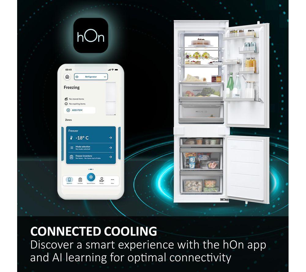 HAIER HBW7518CTK Frigorífico Combi Integrable Inteligente 70/30 - Bisagra Deslizante