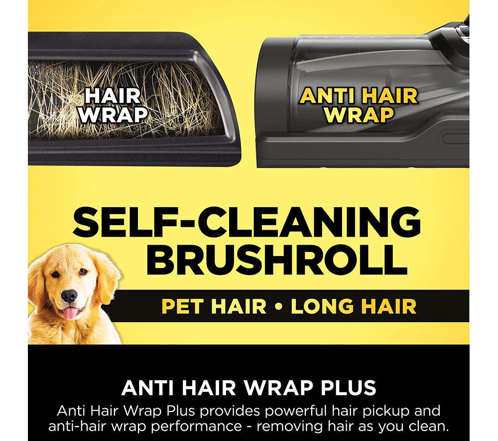 Aspiradora sin bolsa vertical SHARK Anti Hair Wrap Plus Pet NZ780UKT - Burnt Ash