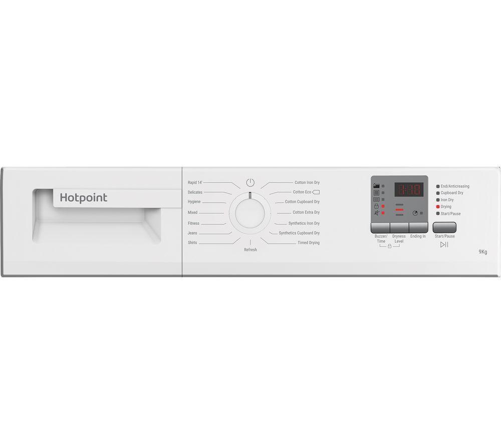 Secadora de condensación HOTPOINT C HD C92 WWGD UK de 9 kg - Blanco