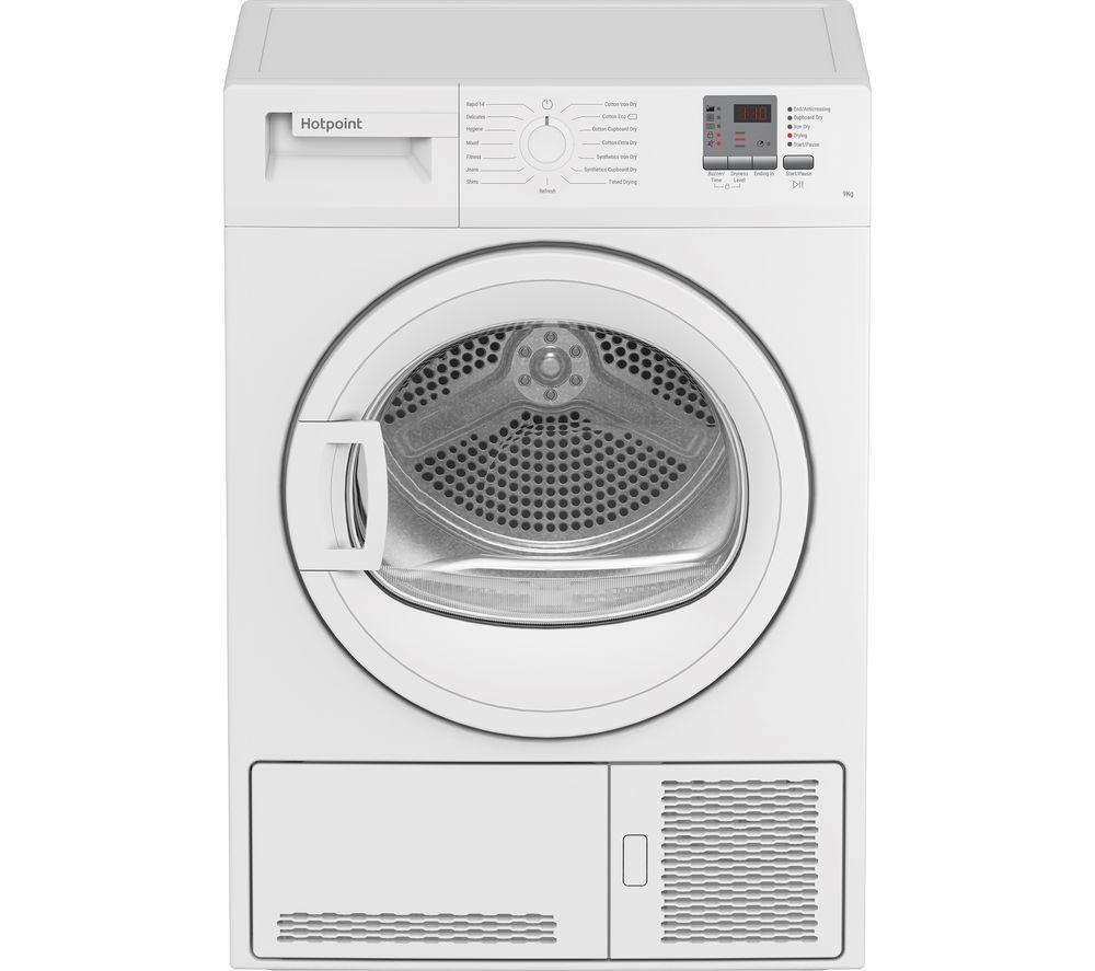 HOTPOINT C HD C92 WWGD UK 9 kg Condenser Tumble Dryer - White