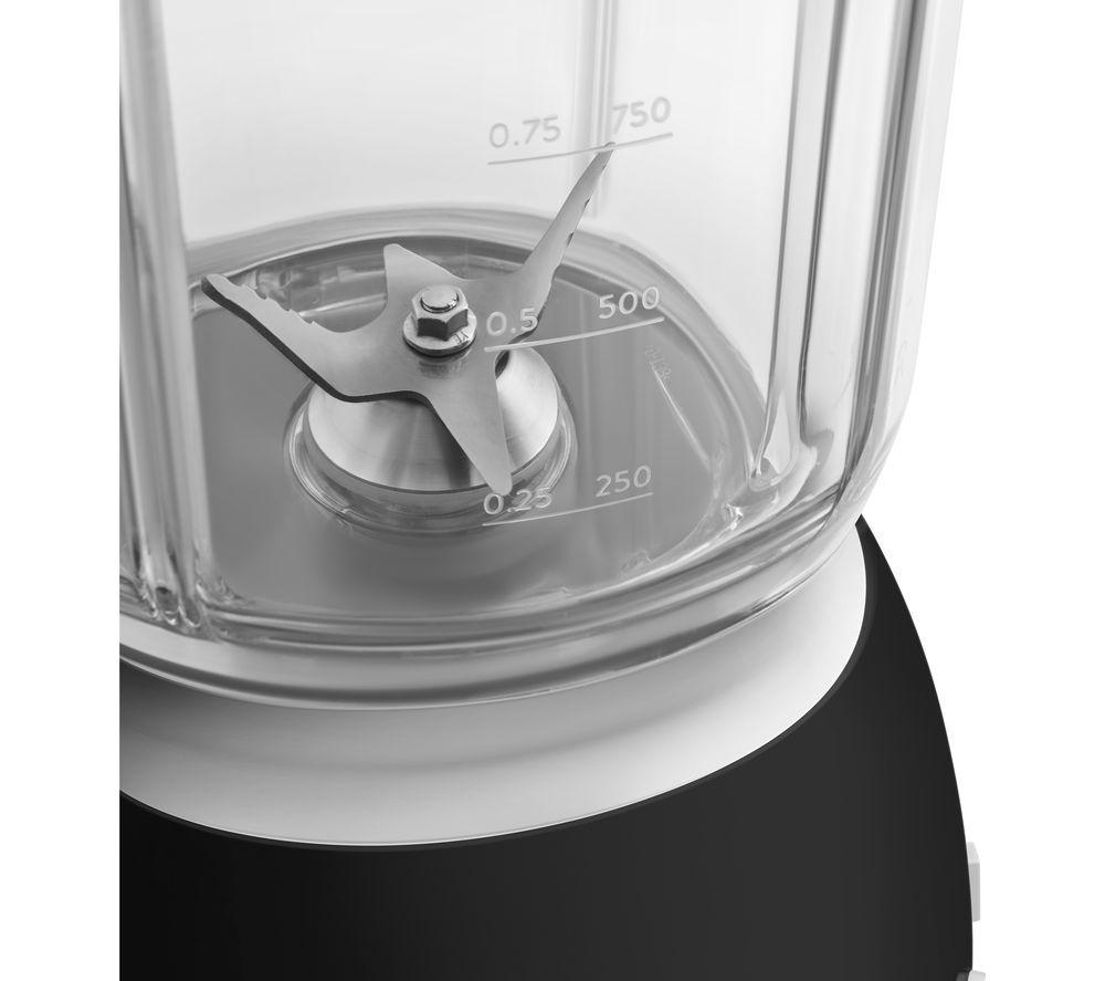 Licuadora SMEG Estilo Retro Años 50 BLF03BLUK - Negro