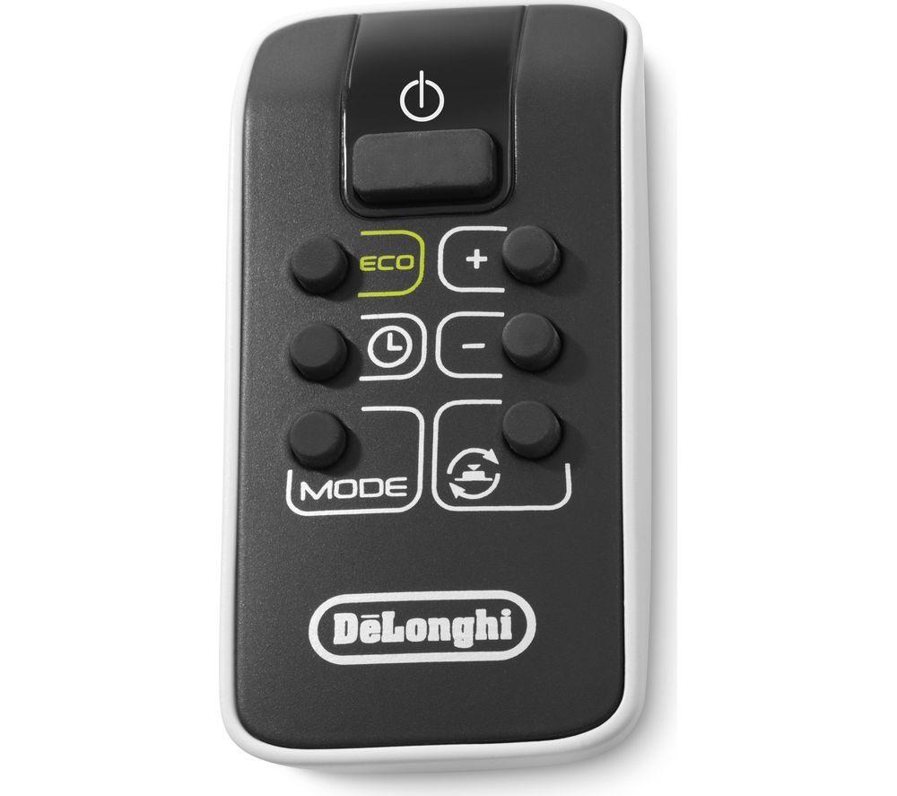 DELONGHI HFX65V20 Tower Ceramic Fan Heater - Black & White