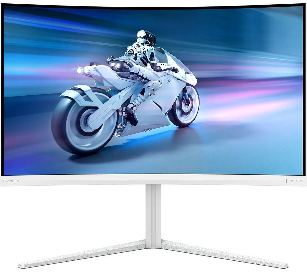 PHILIPS Evnia 32M2C5501/00 Quad HD 31.5" Curved VA LCD Gaming Monitor - White