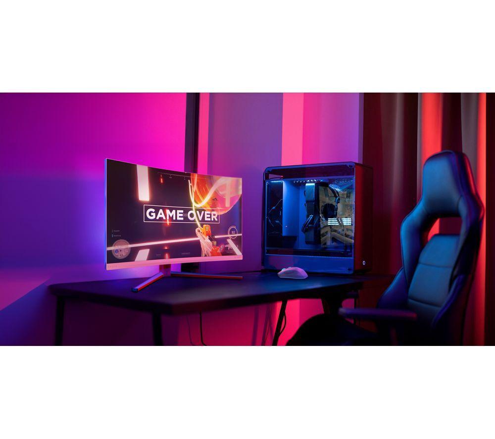PHILIPS Evnia 32M2C5501/00 Quad HD 31,5" Curved VA LCD Gaming Monitor – Weiß