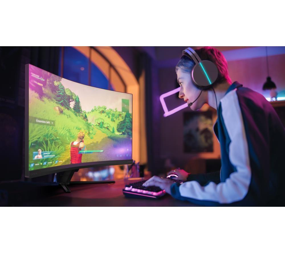 PHILIPS Evnia 34M2C3500L/00 Wide Quad HD 34 Zoll Curved VA LCD Gaming Monitor - Anthrazit
