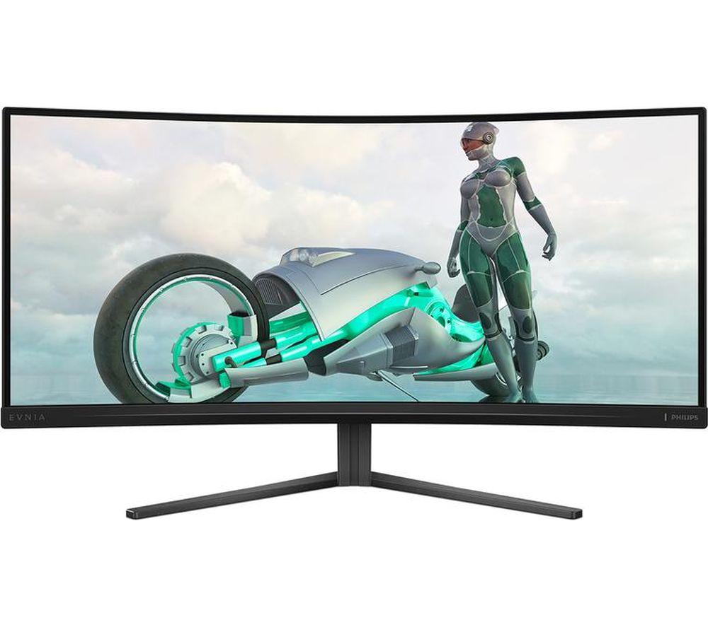 PHILIPS Evnia 34M2C3500L/00 Wide Quad HD 34 Zoll Curved VA LCD Gaming Monitor - Anthrazit