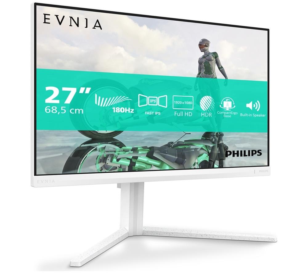 PHILIPS Evnia 27M2N3201A/00 Full HD 27" Rapid IPS Gaming-Monitor - Weiß