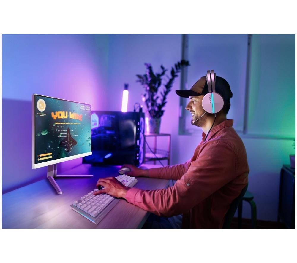 PHILIPS Evnia 27M2N3201A/00 Full HD 27" Rapid IPS Gaming-Monitor - Weiß
