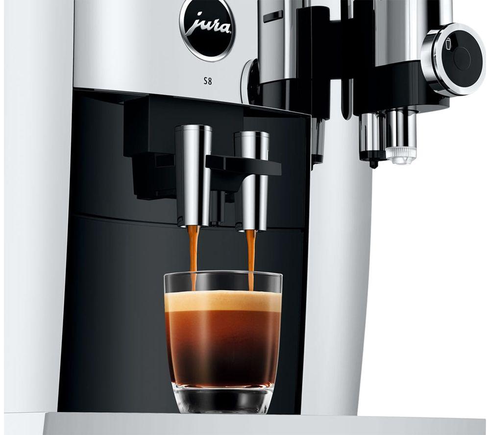 JURA S8 Smart Bean to Cup Coffee Machine - Chrome