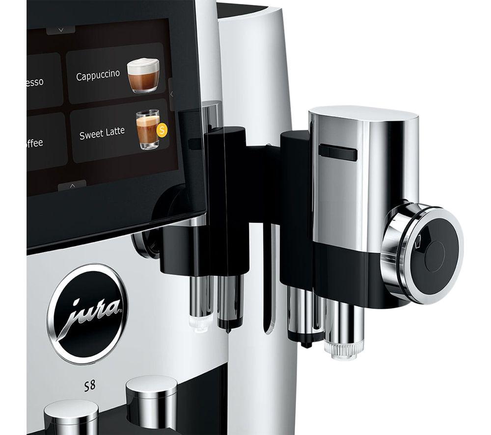 JURA S8 Smart Bean to Cup Coffee Machine - Chrome