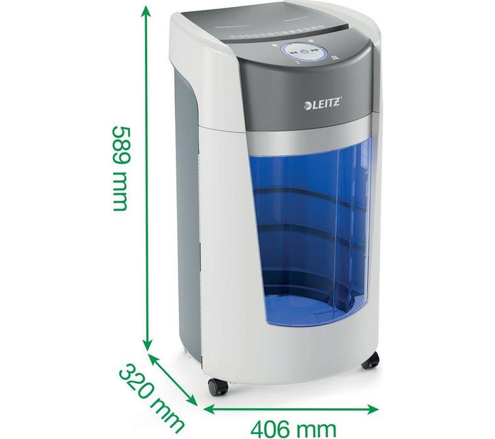 LEITZ IQ OptiMax Office P5 Micro Cut Paper Shredder