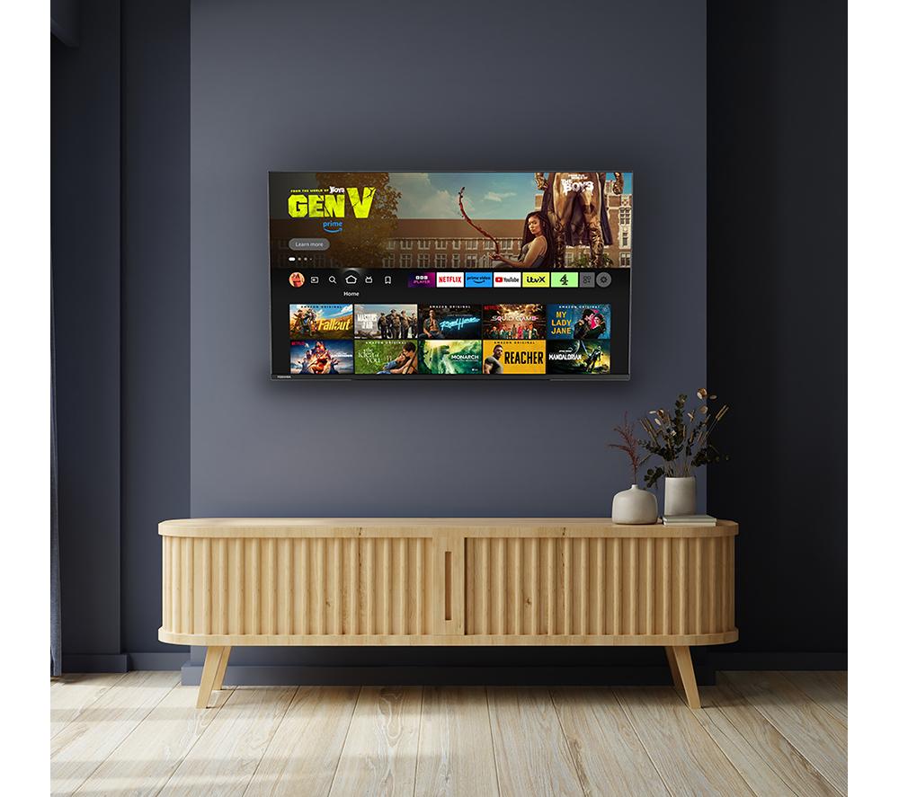 TOSHIBA Fire TV 55UF3F53DB 55" Smart 4K Ultra HD HDR LED TV with Amazon Alexa