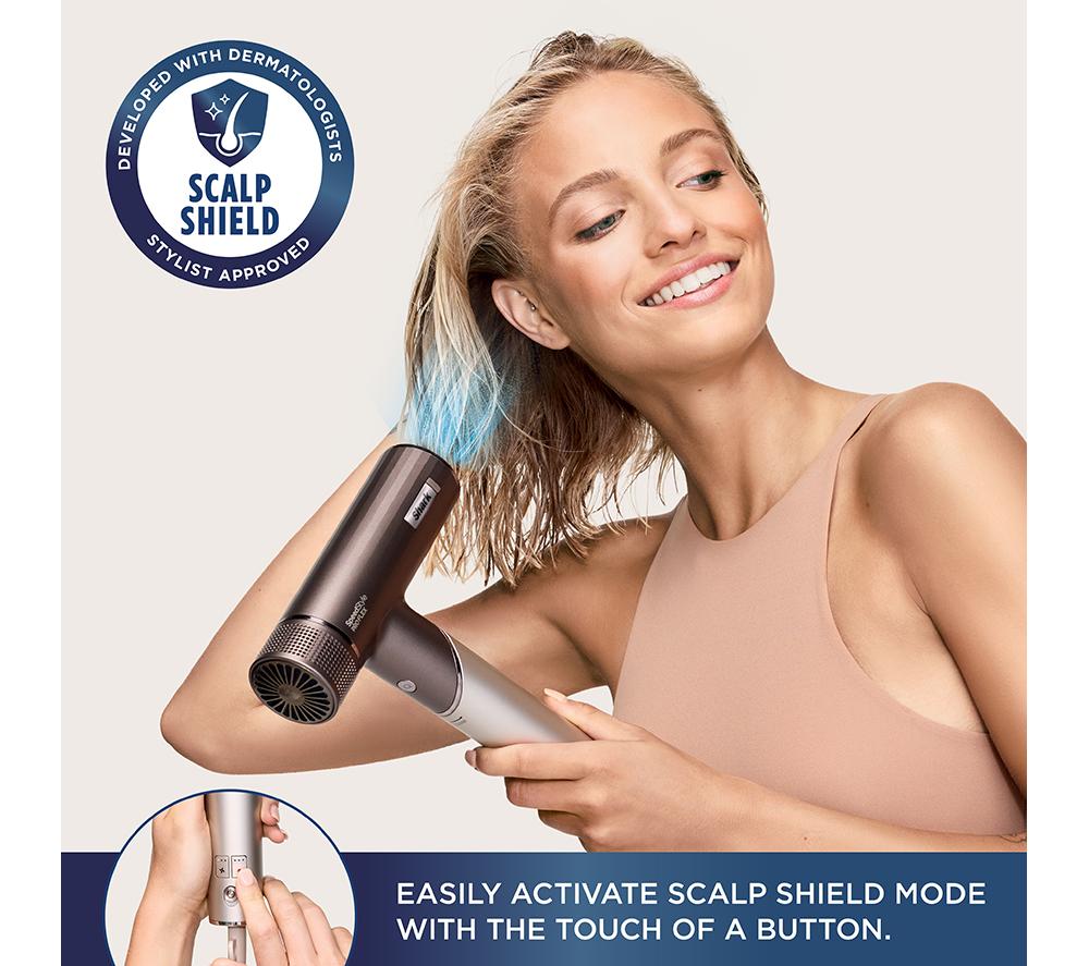 SHARK SpeedStyle Pro Flex HD542UK 4-in-1 Hair Dryer - Mocha Silver