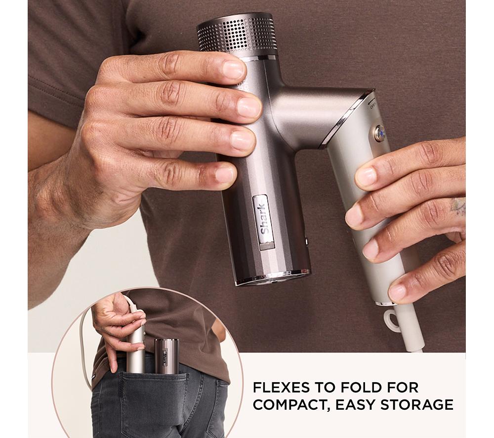 SHARK SpeedStyle Pro Flex HD542UK 4-in-1 Haartrockner - Mokka-Silber