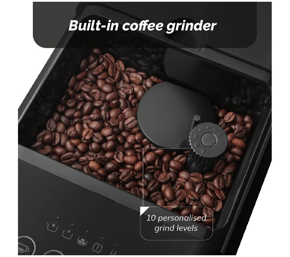 SMEG BCC12BLMUK Bean to Cup Coffee Machine - Matte Black