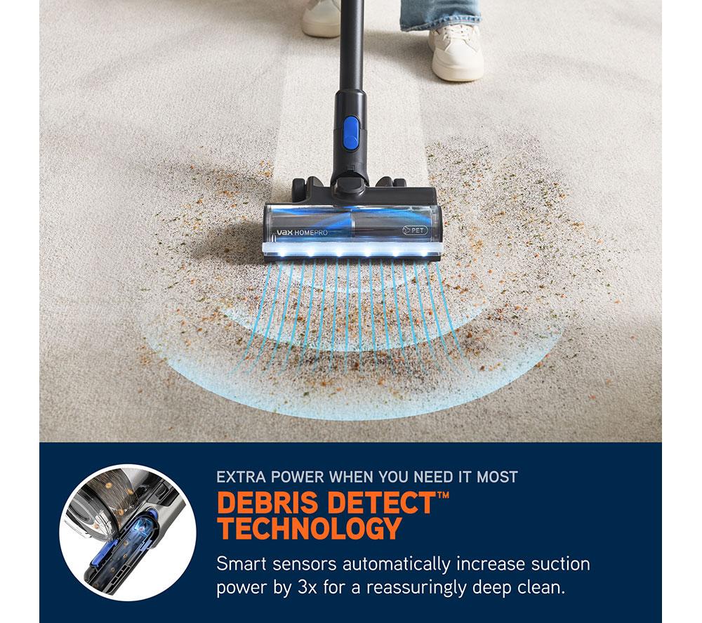 VAX HomePro Detect Pet CLSV-HPTP Cordless Vacuum Cleaner - Graphite & Blue
