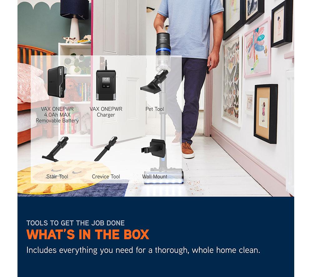 VAX HomePro Detect Pet CLSV-HPTP Cordless Vacuum Cleaner - Graphite & Blue