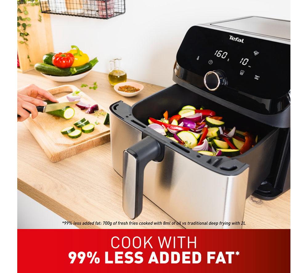 TEFAL Easy Fry Mega EY855D40 7.5L Air Fryer - Black & Silver