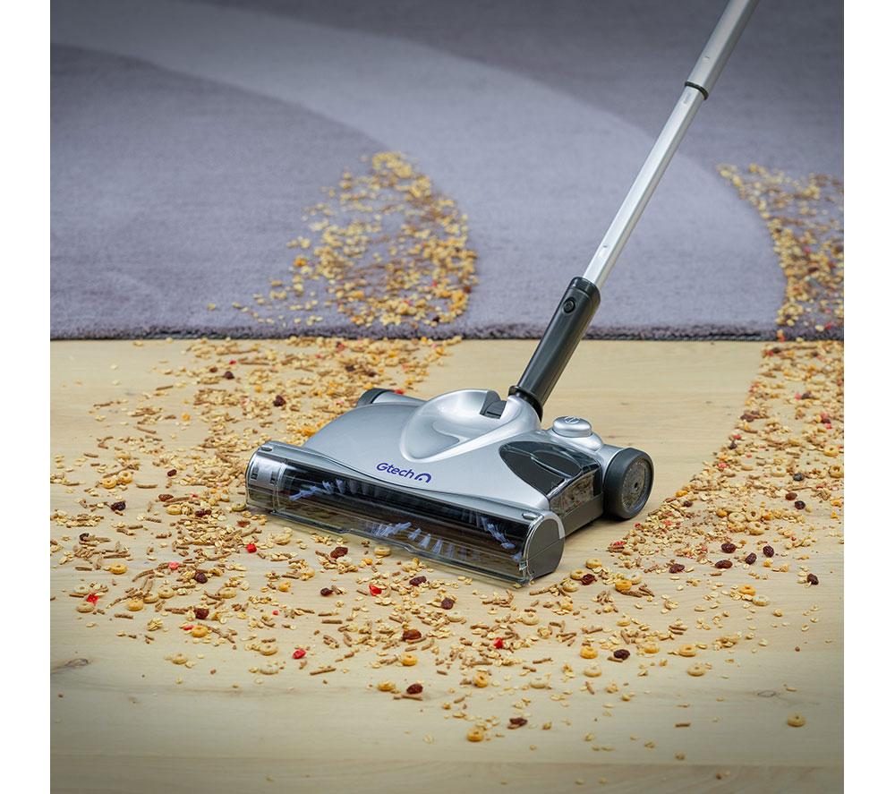 Escoba de pie GTECH SW02 para alfombras y suelos duros - Gris