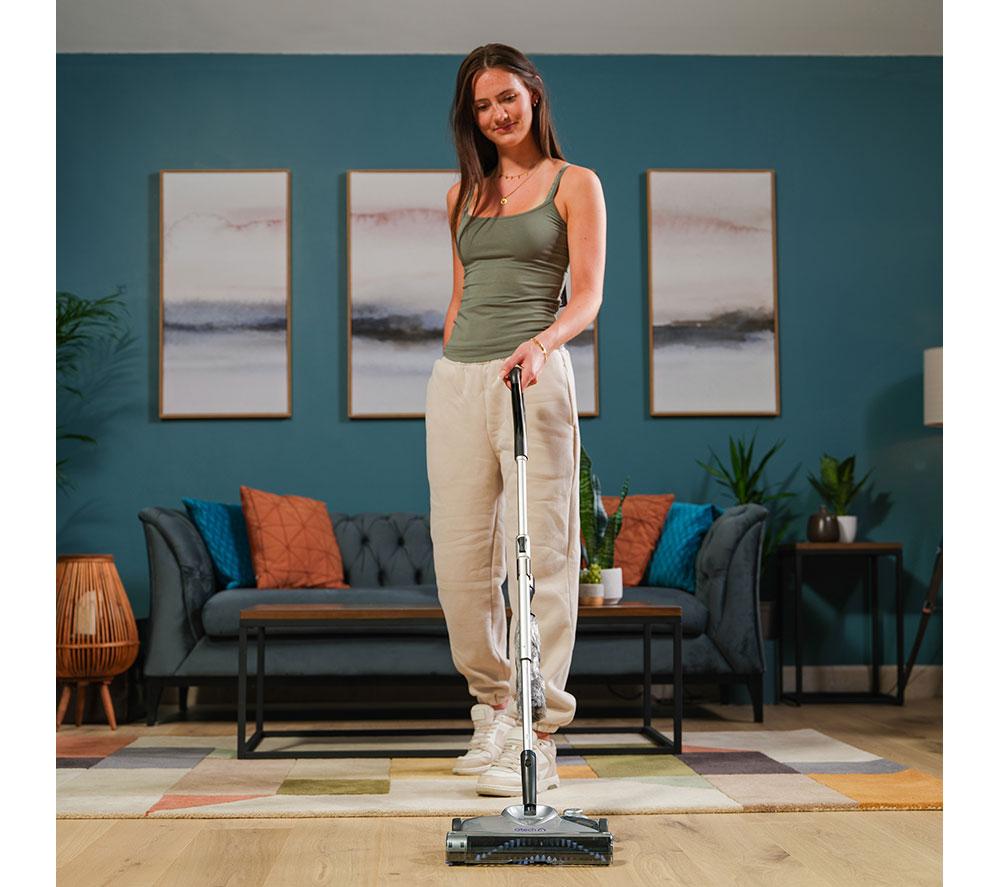 Escoba de pie GTECH SW02 para alfombras y suelos duros - Gris