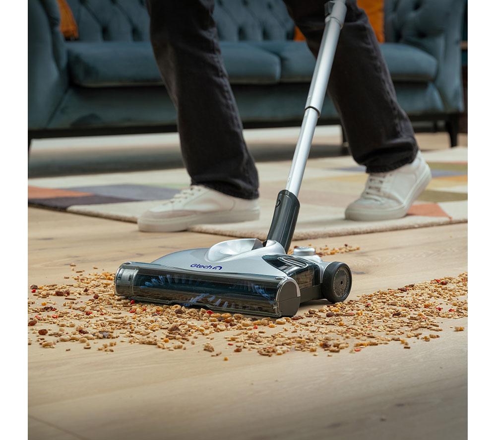Escoba de pie GTECH SW02 para alfombras y suelos duros - Gris