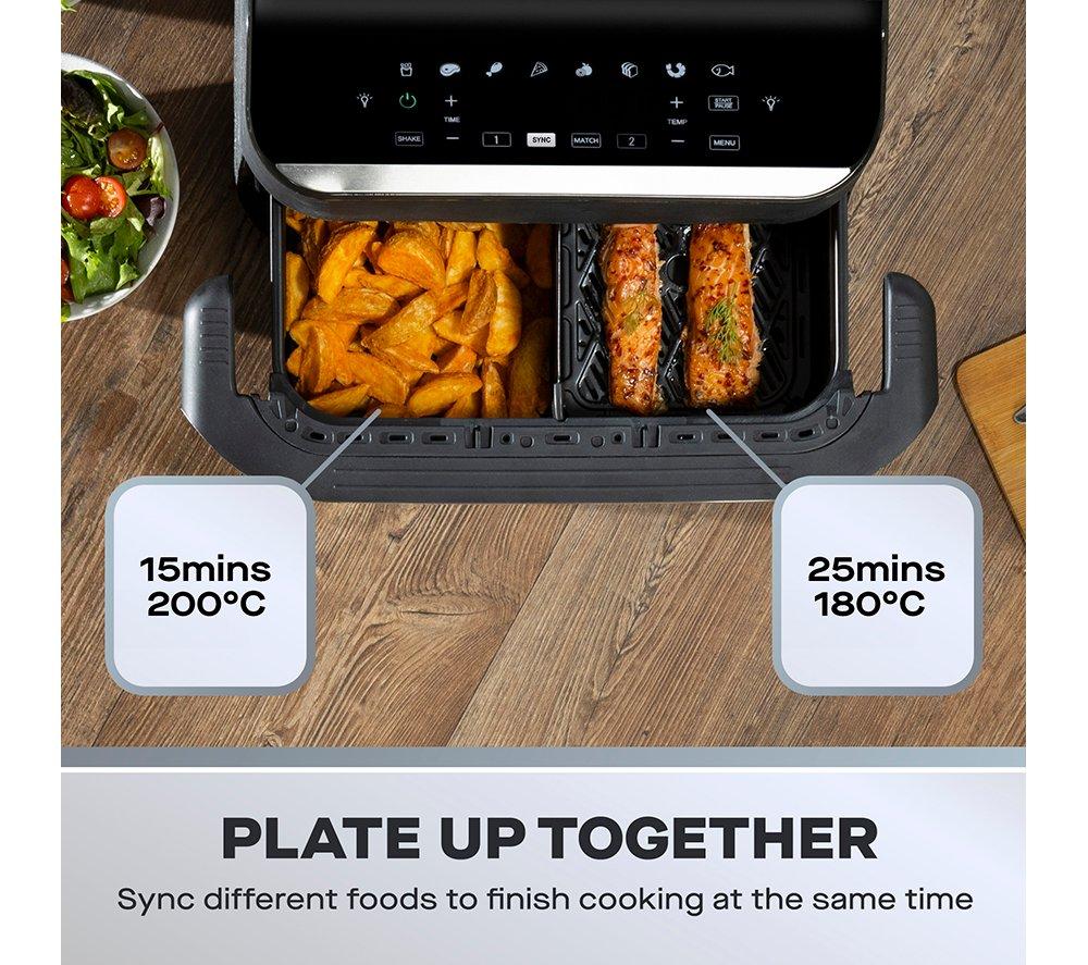 DAEWOO SDA2757GE Mega Drawer Air Fryer - Black