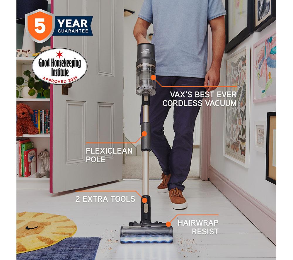 VAX HomePro Plus CLSV-HPKA Cordless Vacuum Cleaner - Graphite & Titanium